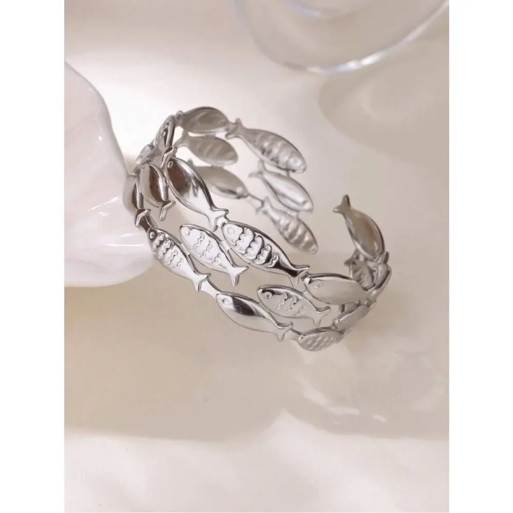 Fish Cuff Bracelet N2099